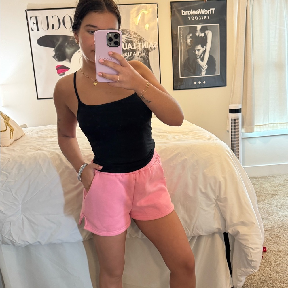 Pink Sweat Shorts